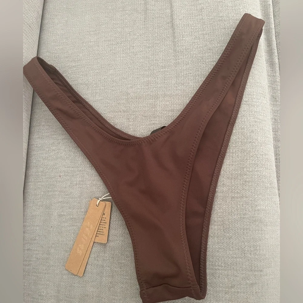NWT Skims Signature swim tank bikini top and Microtanga swim bottom set - Picture 15 of 16